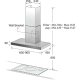 Samsung NK36M3050PS Cappa aspirante a parete Acciaio inox 512 m³/h 9