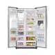 Samsung RS50N3803SA frigorifero side-by-side Libera installazione 535 L F Acciaio inox 6