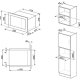 Smeg FMI425S forno a microonde Acciaio inox Microonde con grill Da incasso 25 L 900 W 4