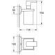 GROHE Allure Brilliant erogatore di sapone Cromo 3