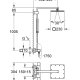 GROHE Euphoria Cube System 230 sistema di doccia Cromo 3