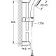 GROHE Tempesta 100 sistema di doccia Cromo 3