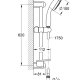GROHE Tempesta 100 sistema di doccia Cromo 3