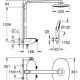 GROHE Rainshower System SmartControl Mono 360 sistema di doccia Bianco 3