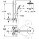 GROHE Vitalio Joy System 180 sistema di doccia Cromo 3