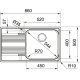 Franke Smart SRX 611-86 LB Lavello ad incasso Rettangolare Acciaio inox 3