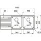 Franke Smart SRX 621 Lavello ad incasso Rettangolare Acciaio inox 3