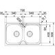 Franke OLL 620 Lavello montato su piano Rettangolare Acciaio inox 3