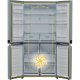 Whirlpool WQ9 E1L frigorifero side-by-side Libera installazione 610 L F Grigio 3