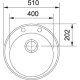 Franke ROG 610-41 Lavello ad incasso Ovale Fragranito 3