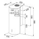 Franke FTU 3805 XS Cappa aspirante a parete Acciaio inox 590 m³/h 3