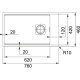 Franke KNG 110-62 Lavello sottopiano Rettangolare 3