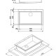 Smeg VZ79AV2 lavello Lavello montato su piano Rettangolare Granito 3