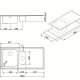 Smeg LE102S-2 lavello Lavello montato su piano Rettangolare 3