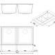 Smeg VZUM3434AV2 lavello Lavello sottopiano Rettangolare Granito 3