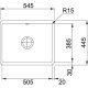 Franke Kubus KBK 110-50 Lavello sottopiano Rettangolare 3