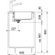 Franke Maris MRX 210-45 Lavello ad incasso Rettangolare Acciaio inox 4