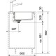 Franke Maris MRX 210-55 Lavello ad incasso Rettangolare Acciaio inox 4