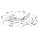 Franke Maris 90 Negro Mate Integrato a soffitto Nero 700 m³/h 3
