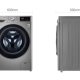 LG F4DN408S2T lavasciuga Libera installazione Caricamento frontale Acciaio inox E 13