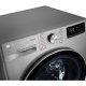 LG F4V5VYP2T lavatrice Caricamento frontale 9 kg 1400 Giri/min Metallico 8