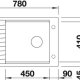 BLANCO ELON XL 6 S Lavello montato su piano Rettangolare Silgranit 4