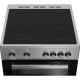 Beko FSM67010GX cucina Elettrico Ceramica Nero, Acciaio inox 5