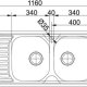 Franke Onda ONX 621-A Acciaio inox 3