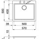 Elleci LGQ10541BSO lavello Granitek 3