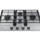 Samsung NA64H3010BS Acciaio inox Da incasso 56 cm Gas 4 Fornello(i) 4