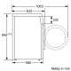 Bosch Serie 6 WAU28S70 lavatrice Caricamento frontale 9 kg 1400 Giri/min Bianco 13