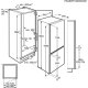 AEG SCE81935TS Da incasso 267 L Bianco 14