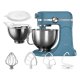 AEG KM5560-U Sbattitore con base 1200 W Blu, Acciaio inox 4