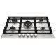 Whirlpool GMW 7522/IXL Acciaio inox Da incasso 73 cm Gas 5 Fornello(i) 15