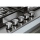 Whirlpool GMW7552/IXL Nero, Acciaio inox Da incasso 73 cm Gas 5 Fornello(i) 13