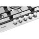 Whirlpool GMW7552/IXL Nero, Acciaio inox Da incasso 73 cm Gas 5 Fornello(i) 15