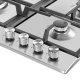 Beko HIAW64225SX piano cottura Acciaio inox Da incasso 58 cm Gas 4 Fornello(i) 5