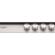 Whirlpool AKW 6422/IXL Acciaio inox Da incasso 59 cm Gas 4 Fornello(i) 4