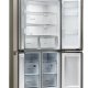 Haier Cube 90 Serie 5 HTF-540DP7 frigorifero multi-door Libera installazione 528 L F Platino, Acciaio inossidabile 10