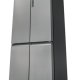 Haier Cube 90 Serie 5 HTF-540DP7 frigorifero multi-door Libera installazione 528 L F Platino, Acciaio inossidabile 12