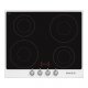 Smeg Victoria SI964BM piano cottura Bianco Da incasso 60 cm Piano cottura a induzione 4 Fornello(i) 3