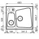 Foster 1467 062 lavello Lavello montato su piano Rettangolare Acciaio inox 3