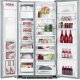General Electric RCE 24 VGF 3R frigorifero side-by-side Libera installazione Rosso 5