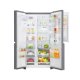 LG GSS6691PS frigorifero side-by-side Libera installazione 601 L Platino, Acciaio inox 6