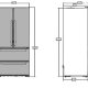 Beko GNE60522X frigorifero side-by-side Libera installazione 539 L Acciaio inox 3