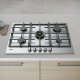 Ignis THK 751 W/IX/N IT Acciaio inox Da incasso 75 cm Gas 5 Fornello(i) 6