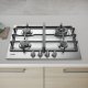 Ignis THK 641 W/IX/N IT Acciaio inox Da incasso 60 cm Gas 4 Fornello(i) 4