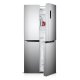 DAYA DF4-580 frigorifero side-by-side Libera installazione 399 L Metallico 4
