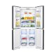 DAYA DF4-580 frigorifero side-by-side Libera installazione 399 L Metallico 6