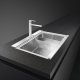 Smeg VR78 lavello Lavello montato su piano Rettangolare Acciaio inox 4